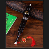 Maxbell Gourd Hlute Wind Instrument with Chinese Knot Woodwind Chinese Hulusi Flute