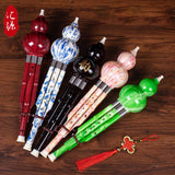 Maxbell Gourd Hlute Wind Instrument with Chinese Knot Woodwind Chinese Hulusi Flute