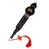 Maxbell Gourd Hlute Wind Instrument with Chinese Knot Woodwind Chinese Hulusi Flute