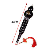 Maxbell Gourd Hlute Wind Instrument with Chinese Knot Woodwind Chinese Hulusi Flute