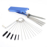 Maxbell Guitar Nut Slotting File Set Luthier Replacement Tools for Instrument String