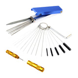 Maxbell Guitar Nut Slotting File Set Luthier Replacement Tools for Instrument String