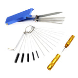 Maxbell Guitar Nut Slotting File Set Luthier Replacement Tools for Instrument String