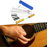 Maxbell Guitar Nut Slotting File Set Luthier Replacement Tools for Instrument String
