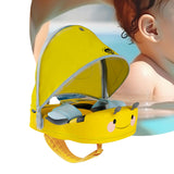 Maxbell Float with Canopy Waterproof Soft Swimming Pool Toy Underarm Swimming Circle L