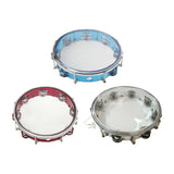 Maxbell 10inch Tambourine Children Musical Educational Toy for Concert Dancing Party Blue