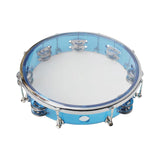 Maxbell 10inch Tambourine Children Musical Educational Toy for Concert Dancing Party Blue