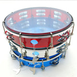 Maxbell 10inch Tambourine Children Musical Educational Toy for Concert Dancing Party Blue