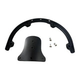 Maxbell Tom Holder Stand Metal Tom Hoop Suspensions Mount for Drum Player Accessories Black 10inch