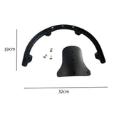 Maxbell Tom Holder Stand Metal Tom Hoop Suspensions Mount for Drum Player Accessories Black 10inch