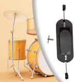 Maxbell Bass Drum Mute Pad Reusable Drum Sound Dampening Pad for Instrument Supplies