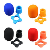 Maxbell Handheld Microphone Protection Windscreen Bottom Rod Sleeve Holder Mic Cover Black