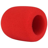 Maxbell Handheld Microphone Protection Windscreen Bottom Rod Sleeve Holder Mic Cover Red