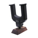Maxbell Guitar Hanger Wall Mount Hook Stand for Acoustic Guitar Electric Guitar Bass Black Walnut