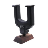 Maxbell Guitar Hanger Wall Mount Hook Stand for Acoustic Guitar Electric Guitar Bass Black Walnut