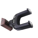 Maxbell Guitar Hanger Wall Mount Hook Stand for Acoustic Guitar Electric Guitar Bass Black Walnut