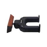 Maxbell Guitar Hanger Wall Mount Hook Stand for Acoustic Guitar Electric Guitar Bass Black Walnut
