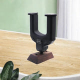 Maxbell Guitar Hanger Wall Mount Hook Stand for Acoustic Guitar Electric Guitar Bass Black Walnut