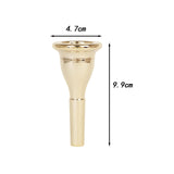 Maxbell Brass Tuba Mouthpiece Brass Tuba Player Replacement for Professional Players