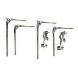 Maxbell Cowbell Mount Holder Rod Metal Percussion Instruments Part for Drum Cowbells Long Rod