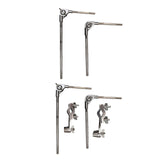 Maxbell Cowbell Mount Holder Rod Metal Percussion Instruments Part for Drum Cowbells Long Rod