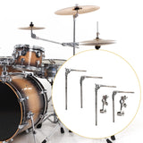 Maxbell Cowbell Mount Holder Rod Metal Percussion Instruments Part for Drum Cowbells Long Rod