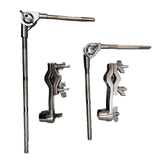 Maxbell Cowbell Mount Holder Rod Metal Percussion Instruments Part for Drum Cowbells Long Rod