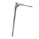 Maxbell Cowbell Mount Holder Rod Metal Percussion Instruments Part for Drum Cowbells Long Rod