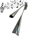 Maxbell Two Tone Agogo Bell Drum Accessories Traditional Instrument Boys Girls Adult 31.5x12x8.5CM