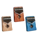 Maxbell Portable Mbira Compact Small Musical Instruments Thumb Piano for Music Lover Light brown