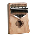 Maxbell Portable Mbira Compact Small Musical Instruments Thumb Piano for Music Lover Light brown