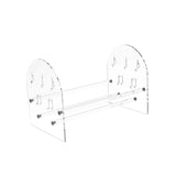 Maxbell Black Vinyl Record Stand Multiuse Sturdy Easy to Assembly Vinyl Storage Rack