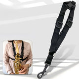 Maxbell Sax Neck Strap Sturdy Replacement Hook Instrument Parts for Women Men Adults