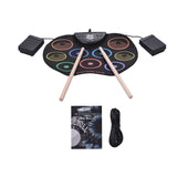 Maxbell Electronic Drum Set Compact Practice Drum Pad Machine for Kids Birthday Gift