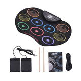 Maxbell Electronic Drum Set Compact Practice Drum Pad Machine for Kids Birthday Gift