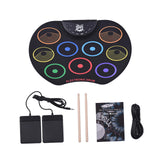 Maxbell Electronic Drum Set Compact Practice Drum Pad Machine for Kids Birthday Gift