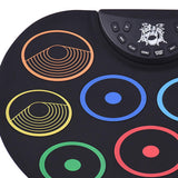 Maxbell Electronic Drum Set Compact Practice Drum Pad Machine for Kids Birthday Gift