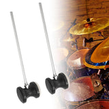Maxbell 2x Drum Pedal Beater Metal Shaft Stainless Steel Handle Kick Drum Foot Pedal