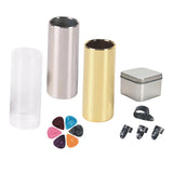 Maxbell Guitar Slides for Acoustic Guitar Slides Kits for Beginner Professional Bass