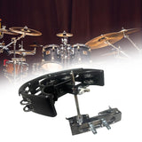 Maxbell Double Row Tambourine Metal Mountable Tambourine for Singers Composers Gifts