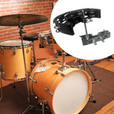 Maxbell Double Row Tambourine Metal Mountable Tambourine for Singers Composers Gifts