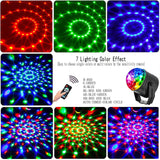 Maxbell Sound Activated Party Light Compact Size DJ Lighting for Room Hotels Parties