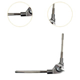 Maxbell Cowbell Holder Rod Easy to Install Adjustable Percussion Instrument for Drum