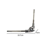 Maxbell Cowbell Holder Rod Easy to Install Adjustable Percussion Instrument for Drum