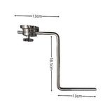 Maxbell Cymbal Holder with Z Shaped Rod Extension Mounting Attachment for Percussion