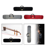 Maxbell Erhu Storage Bag Thickened Easy Carry Erhu Carrying Case Concert Show Travel black