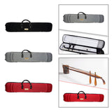 Maxbell Erhu Storage Bag Thickened Easy Carry Erhu Carrying Case Concert Show Travel black