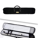 Maxbell Erhu Storage Bag Thickened Easy Carry Erhu Carrying Case Concert Show Travel black