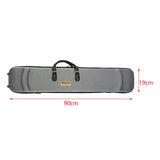 Maxbell Erhu Storage Bag Thickened Easy Carry Erhu Carrying Case Concert Show Travel grey