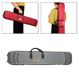 Maxbell Erhu Storage Bag Thickened Easy Carry Erhu Carrying Case Concert Show Travel grey